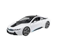 Auto Classica In Lega Modello Auto Sportiva BMW I8 In Scala 1:22 Modello Di Auto Da Corsa In Metallo Collezione Fantastici Veicoli Giocattolo Decorativi Da Collezione(White)