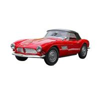 Auto Classica In Lega Modello Auto Sportiva Retrò BMW 507 1:24 Decappottabile In Lega Modello Del 1956 Collezione Classica Della Serie Z Decorativi Da Collezione(Red)