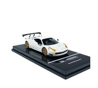 Auto Classica In Lega Modello Di Auto Da Collezione Per Adulti In Lega Scala 1:64 Per Ferrari 458 Italia GT3 Colore Bianco Decorativi Da Collezione
