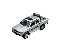 Auto Classica In Lega Modello Di Auto In Lega 1:64 Per Toyota Hilux A Doppia Fila E Trazione Integrale Del 1994 Adatto Per Collezioni Adulti Decorativi Da Collezione(Silver)