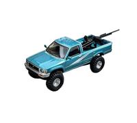 Auto Classica In Lega Modello Di Auto In Lega 4WD A Fila Singola Toyota Hilux 1995 Scala 1:64 Adatto Per Giocattoli Per Hobby Per Adulti Decorativi Da Collezione(Cyan)
