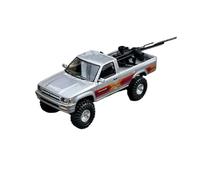 Auto Classica In Lega Modello Di Auto In Lega 4WD A Fila Singola Toyota Hilux 1995 Scala 1:64 Adatto Per Giocattoli Per Hobby Per Adulti Decorativi Da Collezione(Gray)
