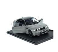 Auto Classica In Lega Modello Di Auto In Lega Con Doppia Porta Collezione Per Adulti Scala 1:18 Per BMW E46 M3 Colore Grigio 2000 Decorativi Da Collezione