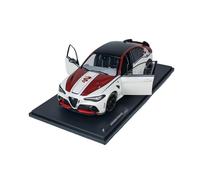 Auto Classica In Lega Modello Di Auto In Lega Di Fusione A Doppia Porta In Scala 1:18 Per Alfa Romeo GIULIA GTA-M Bianca Souvenir Decorativi Da Collezione