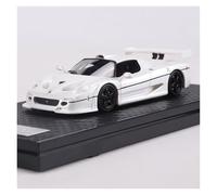 Auto Classica In Lega Ornamenti Da Collezione In Resina Per Modelli Auto Sportive Ferrari F50 1:64 Adatti Per Compleanni E Sorprese Natalizie Decorativi Da Collezione(White with black wheels)