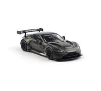 Auto Classica In Lega Ornamenti In Metallo Per Modello Di Auto Da Corsa In Fibra Di Carbonio Nera Aston Martin GT3 In Scala 1/64 Decorativi Da Collezione