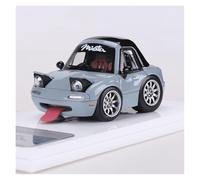 Auto Classica In Lega Ornamenti Per La Collezione Di Modelli Di Auto In Resina Mazda MX5 NA1 Miata Q Version In Scala 1:64 Decorativi Da Collezione(Gray)