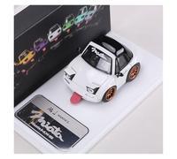 Auto Classica In Lega Ornamenti Per La Collezione Di Modelli Di Auto In Resina Mazda MX5 NA1 Miata Q Version In Scala 1:64 Decorativi Da Collezione(White)