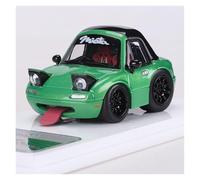 Auto Classica In Lega Ornamenti Per La Collezione Di Modelli Di Auto In Resina Mazda MX5 NA1 Miata Q Version In Scala 1:64 Decorativi Da Collezione(Green)