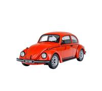 Auto Classica In Lega Ornamento Espositivo Arancione Per Modello Auto In Resina Volkswagen Beetle Phoenix Red L32K Del 1974 In Scala 1:18 Decorativi Da Collezione