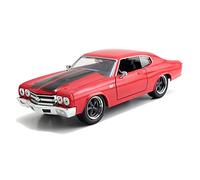 Auto Classica In Lega Per Chevrolet Chevelle SS 1970 1 24 Modello Di Auto In Lega Per Bambini Diecast Collezione Di Regali Giocattolo Decorativi Da Collezione(Rosso)