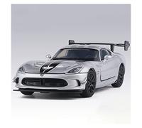 Auto Classica In Lega Per Dodge Viper ACR 1 32 Lega Modello Supercar Suono E Veicoli Giocattolo In Metallo Leggero Collezione Di Regali Bambini Decorativi Da Collezione(Titanium)