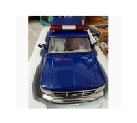 Auto Classica In Lega Per Ford Bronco XLT 1996 New York Police Car 1:18 Hobby Collection Car Model Scene Decoration Blu Decorativi Da Collezione