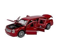 Auto Classica In Lega Per Il Suono E La Luce Del Modello Di Limousine Presidenziale In Lega Cadillac 1 32, Collezione Di Giocattoli Per Bambini Decorativi Da Collezione(Rosso)
