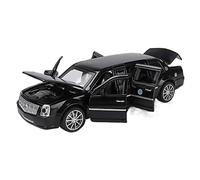 Auto Classica In Lega Per Il Suono E La Luce Del Modello Di Limousine Presidenziale In Lega Cadillac 1 32, Collezione Di Giocattoli Per Bambini Decorativi Da Collezione(Nero)