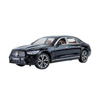 Auto Classica In Lega Per Mercedes Benz E300L E-Cless Versione Sportiva Modello Di Auto In Lega Metallo Pressofuso Suono Luce Pull Back 1 24 Decorativi Da Collezione(Nero)