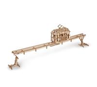 Auto Classico Tram 3D Puzzle in Legno per Adulti, Modello di Ingranaggio Meccanico Kit, Autoassemblaggio Rompicapo Giocattol per Regali di Compleanno di Natale
