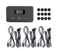 Auto Clicker - Tapper fisico per computer, controller telefonico con velocità regolabile, dispositivo clicker ricaricabile per tablet, giochi, social media, lavoro a distanza, 6,4 x 3,8 x 1,4 cm