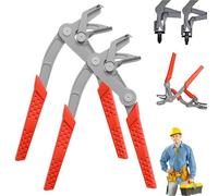 Auto Clip Removal Tool Pliers & Auto Fastener Clip Removal Tool, Car Clip Pliers and Disassembly Tools for Damage-Free Panel Repair, 17-4 Stainless Steel Universal Fit Puller (2Set)