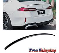 Auto Coda Top Vento Spoiler Ali Per BMW i5 G60 Serie 5 Sport Style Auto Baule Posteriore Tetto Sport Spoiler Ala Styling 2024 202 Glossly Black