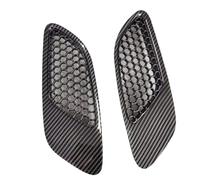 auto cofano Scoop 2 Pezzi Di Prese D'aria Per Cofano Motore Copertura Del Cofano Decorazione Compatibile Con BMW Per E90 E91 E92 E93 M3(Carbon)