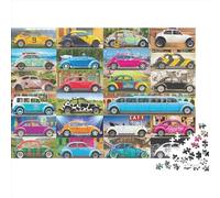 auto collage Jigsaw Puzzle Impossible 1000 Pezzi Decorazione Per La Casa. Giochi Rilassamento E Intelligence Per Adulti E Bambini Da 12 Anni 1000pcs (75x50cm)