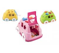 Auto colorato in plastica ad incastro per bambini