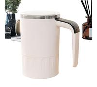 auto-commovente - 380 ml in acciaio, indicatore di temperatura automiscelante, per caffè e tè, per tè al latte, in polvere, per casa, cucina, ufficio, viaggi, campeggio e feste di Natale