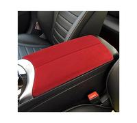 auto con console centrale Per Mercedes Per Benz Per Classe C W205 G-LC X253 Car Wrapping ABS Bracciolo Box Pannello Console Centrale Coperture Adesivi Trim(Rosso)