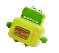 Auto con gomme animali da pulling per bambini, veicolo giocattolo in plastica, coccodrillo, scorrevole, interattivo