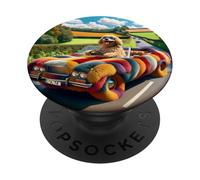 Auto con tappeto Fantasy Dog PopSockets PopGrip Adesivo