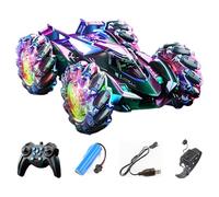 Auto con telecomando con gesto - acrobazia RC per bambini, rotazione automatica a 360 gradi, rilevamento dei gesti da corsa | Controllo creativo a lungo termine del movimento Illuminazione veicolo