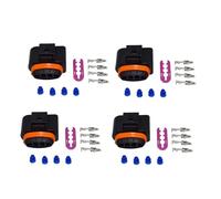 Auto Connettore Femmina Compatibile Con Per Rabbit 2006 2007 2008 Per R32 2008 Per Tiguan 2009 Connettore Bobina Di Accensione Per Auto Cablaggio 1J0998724(4pc,B)