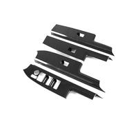 Auto Consolle Centrale Adesivi 4 pezzi Interruttore di copertura del pulsante sollevamento vetro finestrino dell'auto Pannello bracciolo della porta per Bz4X 2022 2023