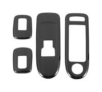 Auto Consolle Centrale Adesivi 4 pezzi pannello di controllo del pulsante dell'interruttore bracciolo della portiera dell'auto per Citroen C5 Per Pe&ugeot 508