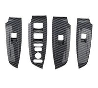 Auto Consolle Centrale Adesivi Pannello di copertura dell'interruttore della finestra interna dell'auto per Accord 2018 2019 2020 2021 LHD Parti decorative in fibra carbonio