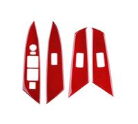 Auto Consolle Centrale Adesivi Per 3 2010-2013 Accessori Auto Portiera Alzacristalli Interruttore Pulsante Pannello Copertura Trim