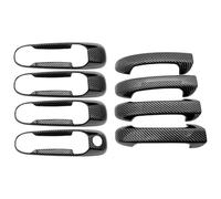 Auto Copertura Maniglia Portiera Per J&eep Per Grand Cherokee WK 2006 2007 2008 2009 2010 Parti Rivestimento Per Maniglia Esterna Portiera Dell'auto(Black a Handle+door Bowl)