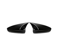 Auto Copertura Specchietto Retrovisore Laterale Tappo Ala Rivestimento Esterno Porta Per Mazda 3 Per Axela 2019-2023 Accessori(Con corno nero)