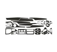 Auto Copertura Trim Per BMW Per X1 E84 2010-2013 2014 2015 Aggiungi Un Tocco Eleganza Agli Interni Tua Auto Con Decalcomania Rivestimento Fibra Carbonio 3D Nera Auto Interni Trim