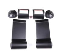 Auto Copertura Trim Per Toyota Per FJ Per Cruiser 2007-2021 ABS Carbonio Strumento Auto Lato Aria Condizionata Bocchetta Copertura(Nero opaco)