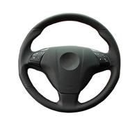 Auto Copertura Volante Coprivolante Per Auto Per Fiat Per Bravo Per Doblo Per Combo Per Grande Per Punto Per Linea Per Qubo Coprivolante In Microfibra E Pelle Auto Coprivolanti(Black Thread)