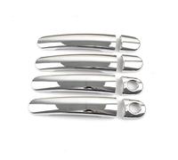 Auto Coperture Maniglie Compatibile Con Per Rabbit A4 1J 1997-2006 Per Polo 2003-2009 Copri Maniglie Esterne Porte Auto Decorazioni Ricambi Accessori(Silver A)