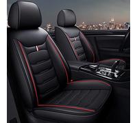 Auto Copri-sedili Coprisedili Per Auto Per A4 Per Allroad Per Avant Cabriolet A1 A2 A3 A4l Per Sportback A5 Per Sportback A6 A6l A7 A8 5 Seat(Black Red 5 Seat,One Size)