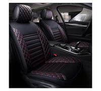 Auto Copri-sedili Coprisedili Per Auto Per Ford Per Focus 2 3 Per S-max Per Fiesta Per Kuga Per Ranger Per Mondeo Mk3 Per Fusion Special Leather Car-styling(Nero rosso,B)