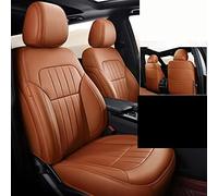 Auto Copri-sedili Per Jeep Per Wrangler Iii Per Unlimited Jk 2006-2016 Coprisedili Per Auto In Ecopelle Personalizzati Solo 2 Sedili Anteriori Interor(Marrone)
