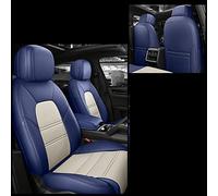 Auto Copri-sedili Per Jeep Per Wrangler Iii Per Unlimited Jk 2006-2016 Coprisedili Per Auto In Ecopelle Personalizzati Solo 2 Sedili Anteriori Interor(Blue Beige)
