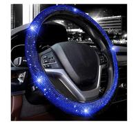 Auto Copri Volante Coprivolante Universale Con Strass Da 38 Cm Con Protezione Per Volante Antiscivolo Traspirante Per Auto Con Diamanti Scintillanti In Cristallo Copri Volante Per Auto(Blue)