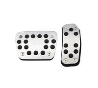 Auto Copripedali Per Ford Per Fiesta 2009-2013 Per Ecosport 2013-2017 Pedali Auto Acceleratore Carburante Gas Freno Poggiapiedi Copripedale(2Pcs AT)