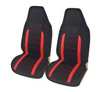 Auto Coprisedili per Alfa Romeo Giulia Mito Stelvio GT Giulietta, Coprisedili Sedili Anteriori Tessuto Lavabile Comodi Traspiranti Interno Accessori,C Red
